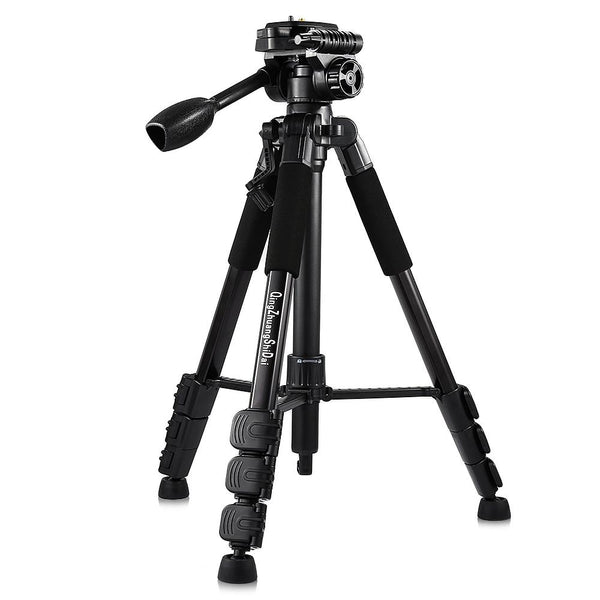 QZSD Q111 4.8ft 4 Section Aluminum Alloy Camera Tripod