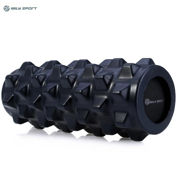 MILY SPORT PU Skin EVA Yoga Fitness Foam Roller Physio Block Exercise Massage Gym Cure Equipment