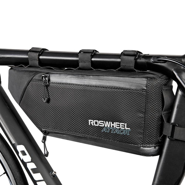 ROSWHEEL 121371 Water-resistant 4L Bike Triangular Bag Bicycle Front Tube Pack