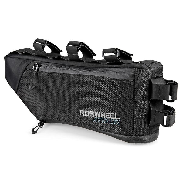 ROSWHEEL 121371 Water-resistant 4L Bike Triangular Bag Bicycle Front Tube Pack