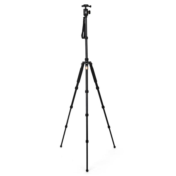 QZSD Q668S 1.46m Aluminium Alloy 4 Section Camera Tripod Unipod