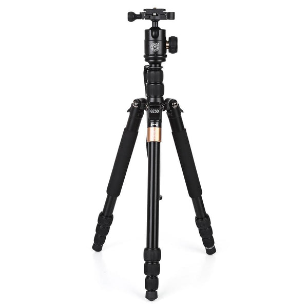 QZSD Q668S 1.46m Aluminium Alloy 4 Section Camera Tripod Unipod