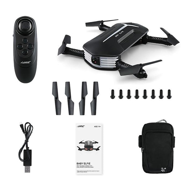 JJRC H37 MINI BABY ELFIE Foldable RC Drone RTF WiFi FPV 720P HD / G-sensor Controller / Waypoints
