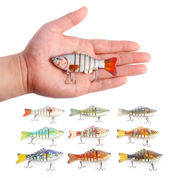 Outlife 7-segment Swimbait Crankbait Fishing Artificial Bait