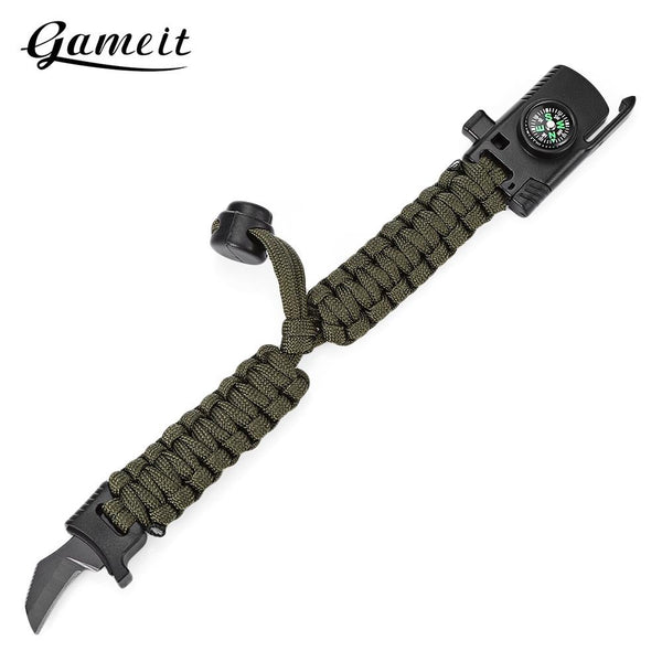 Gameit Outdoor Adjustable Multifunctional Paracord Bracelet - CBXMall.com | Best Prices ➤ Fast DELIVERY | ✈ Free Standard Shipping over 100+ Countries Worldwide