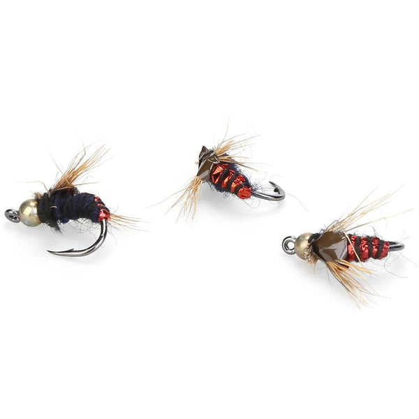 Outlife 40pcs / Box Bionic Insect Fly Shape Fishhook