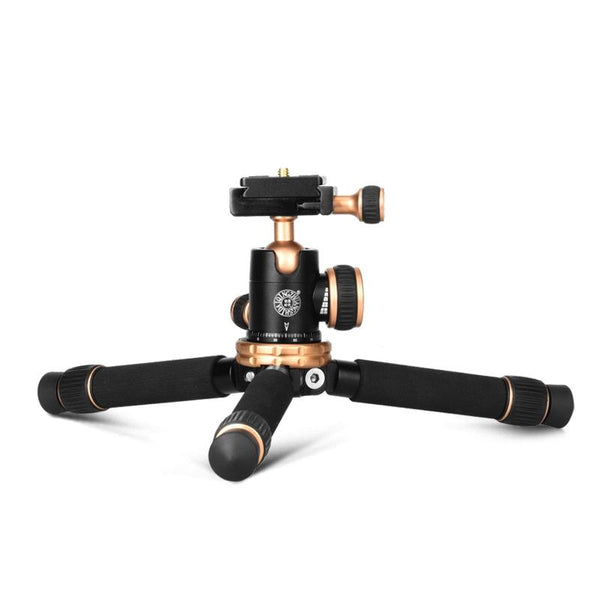 QZSD Q166Z Lightweight Aluminum Alloy Travel Mini Tripod with Ball Head for DSLR Camera Camcorder