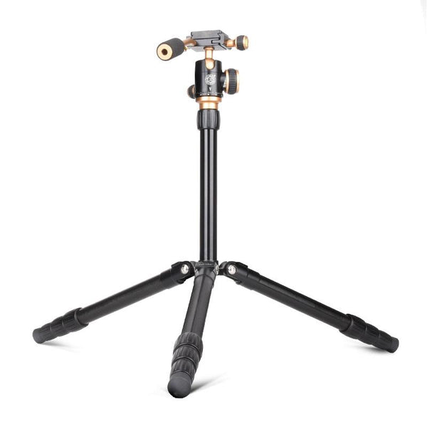 QZSD Q066 Tripod with 360 Degree Swivel Ball Head for DSLR Cameras Phones