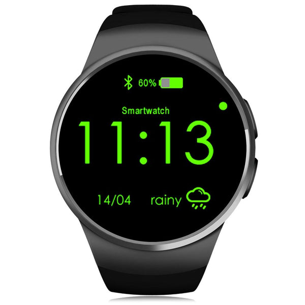 KingWear KW18 1.3 inch Round Dial Smartwatch Phone MTK2502