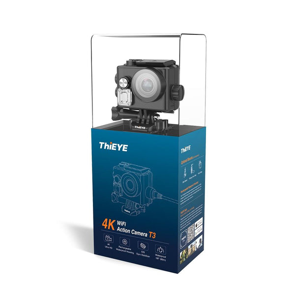 ThiEYE T3 4K WiFi Action Camera 2.0 inch Screen 40m Waterproof Sports Cam