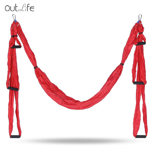 Outlife Parachute Fabric Swing Inversion Therapy Anti-gravity Aerial Yoga Hammock