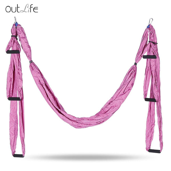 Outlife Parachute Fabric Swing Inversion Therapy Anti-gravity Aerial Yoga Hammock