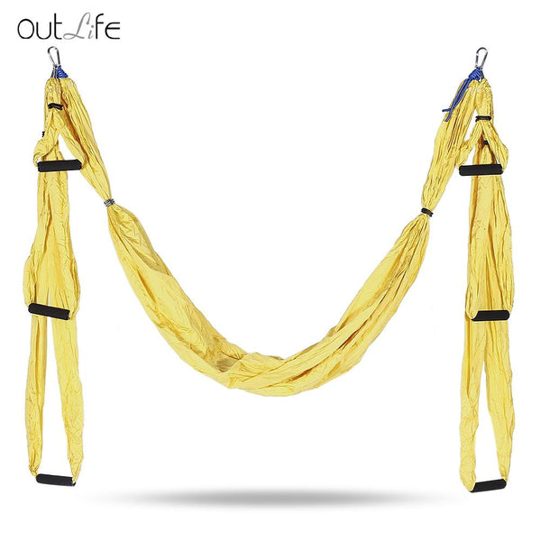 Outlife Parachute Fabric Swing Inversion Therapy Anti-gravity Aerial Yoga Hammock