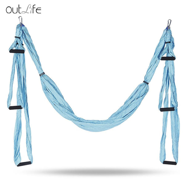 Outlife Parachute Fabric Swing Inversion Therapy Anti-gravity Aerial Yoga Hammock