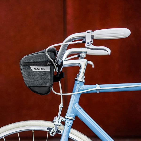 ROSWHEEL 111459 3L Capacity Bike Front Handlebar Bag Bicycle Basket