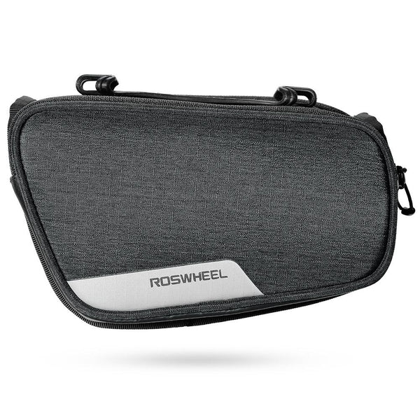 ROSWHEEL 121461 Bicycle Top Tube Pannier Bike Frame Bag with Phone Mount Holder