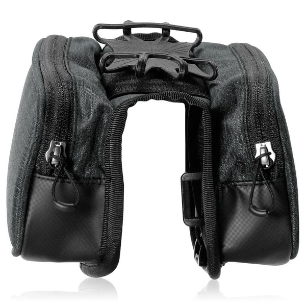 ROSWHEEL 121461 Bicycle Top Tube Pannier Bike Frame Bag with Phone Mount Holder