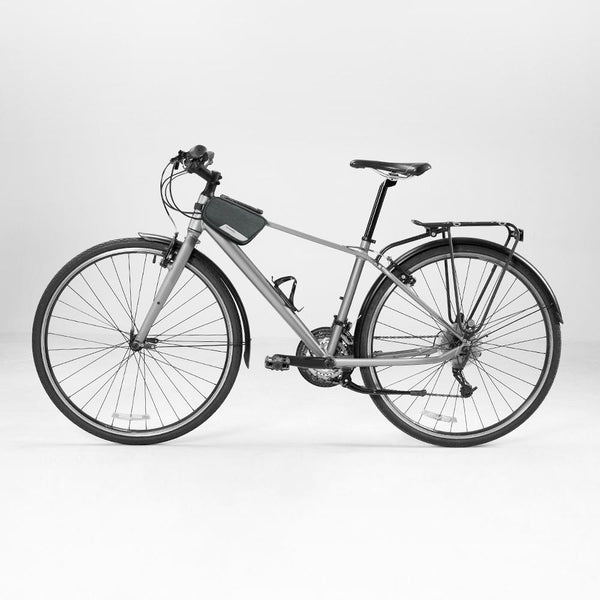 ROSWHEEL 121461 Bicycle Top Tube Pannier Bike Frame Bag with Phone Mount Holder