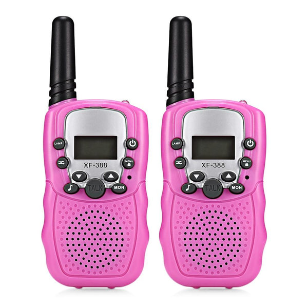 XF - 388 2pcs Children Walkie Talkies 2-way Radio 3KM Range 8 Channels