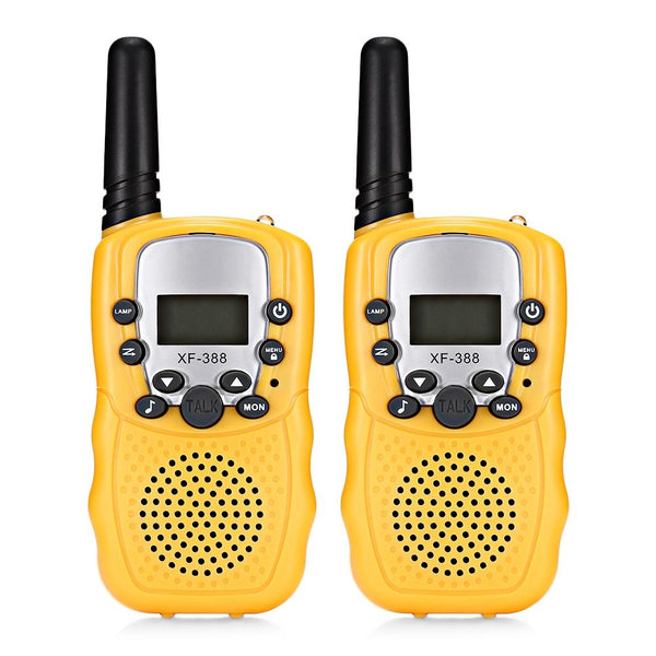XF - 388 2pcs Children Walkie Talkies 2-way Radio 3KM Range 8 Channels