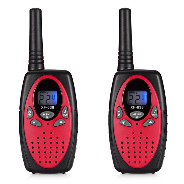 2pcs XF - 638 22 Channel Travel Handheld Walkie Talkie Kids Portable 2 Way Transceiver