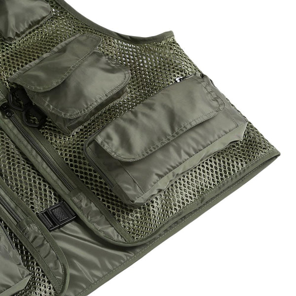 LEO 27913 - GR Outdoor Fishing Hunting Mesh Vest with Multiple Pockets - CBXMall.com | Best Prices ➤ Fast DELIVERY | ✈ Free Standard Shipping over 100+ Countries Worldwide