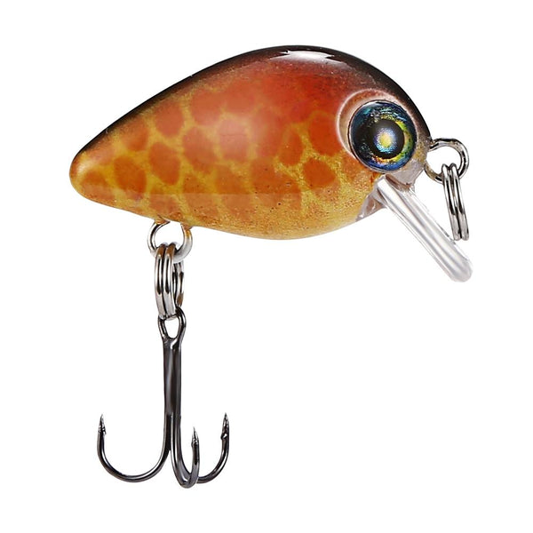 Outlife 10PCS DW1115 Fishing Lures Hard ABS Crank Baits with Hooks Box