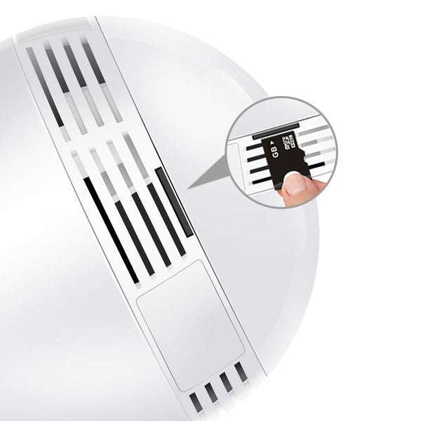 Alfawise JD - T8610 - Q2 360 Degree Wireless WiFi IP Camera LED Bulb Cam Home Security System