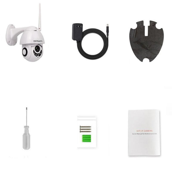 DIDseth DID - N56T - 200 2MP 1080P IP Network Camera Two-way Audio PTZ Control