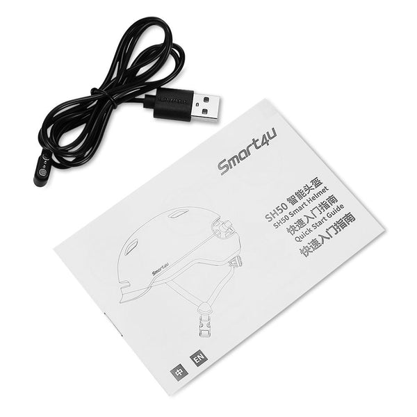 Smart4u SH50 Cycling Helmet for Bike Scooter with Intelligent Back LED Light Brake Warning