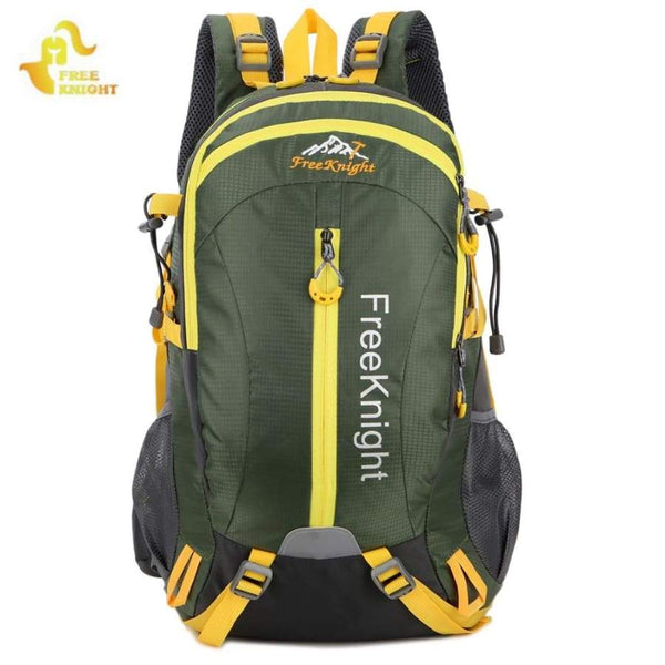 30L Nylon Water Resistant Backpack - ARMY GREEN - Hiking Backpacks