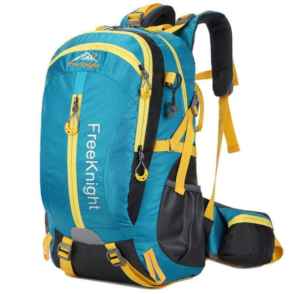 30L Nylon Water Resistant Backpack - BLUE - Hiking Backpacks