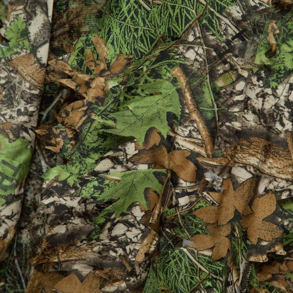 3D Camo Bionic Leaf Camouflage Jungle Hunting Ghillie Suit Set Woodland Sniper Birdwatching Poncho Manteau - Hunting Wear