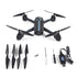 100m Control 720P Altitude Hold / Surrounding / Waypoints / Following FPV RC Drone - BLACK - RC Quadcopters