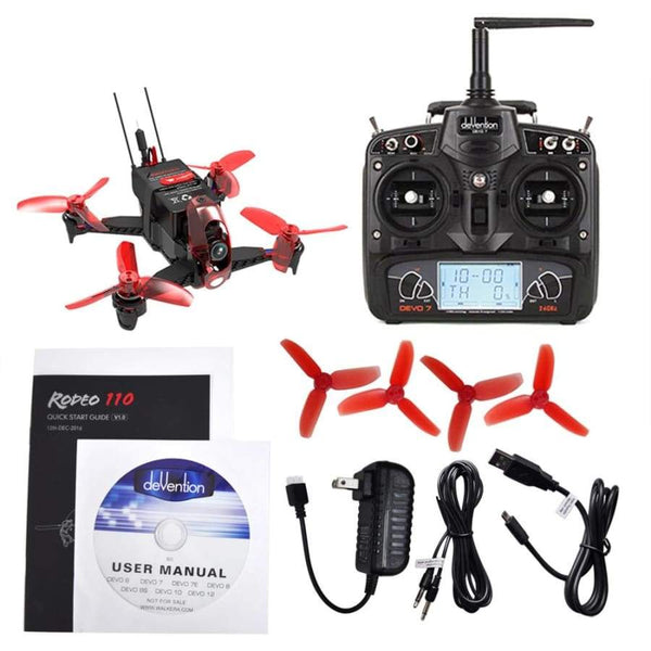 110mm Mini FPV Racing Drone ARF 5.8G 600TVL / 6-axis Gyro / F3 FC - RC Quadcopters