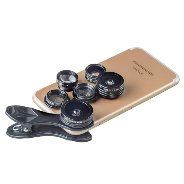 APEXEL APL-DG7 7 in 1 Cell Phone Camera Lens Kit Universal Clip