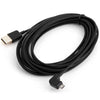 U2-306 5m Left Angle 90 Degrees Micro USB Male to USB Data Charging Sync Cable