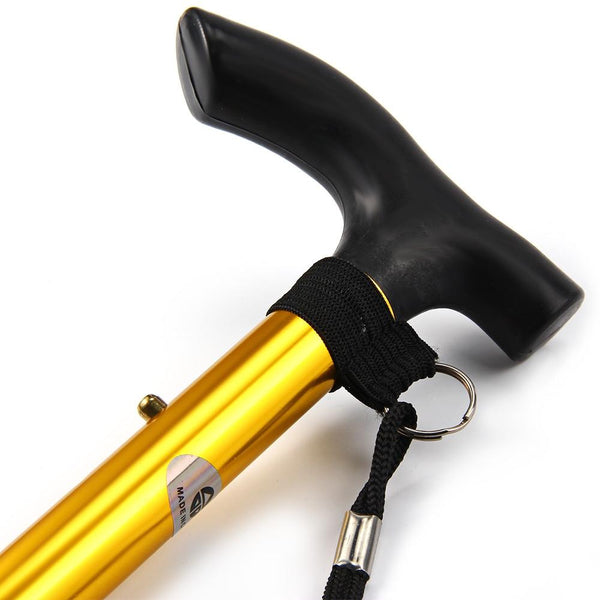 Adjustable Aluminum Metal Walking Stick Folding Collapsible Travel Cane with Non-slip Rubber Base - CBXMall.com | Best Prices ➤ Fast DELIVERY | ✈ Free Standard Shipping over 100+ Countries Worldwide