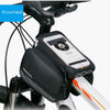 ROSWHEEL 5.5 inch Touch Screen Bicycle Front Tube Phone Bag Holder Double Pouch