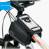 ROSWHEEL 5.5 inch Touch Screen Bicycle Front Tube Phone Bag Holder Double Pouch