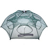 Foldable 6 Hole Automatic Retractable Fishing Shrimp Trap