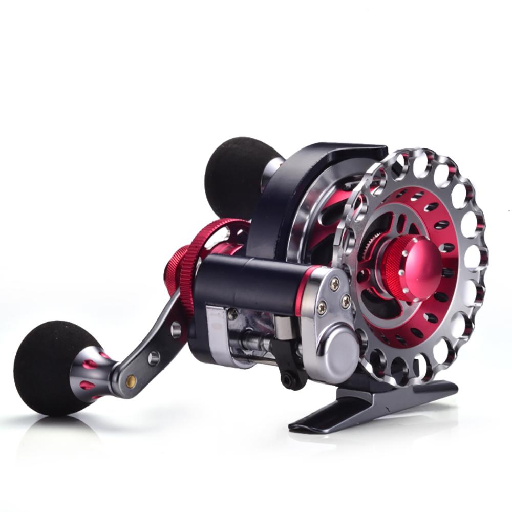 B65 Red Color Gear Ratio 2.6:1 Raft Fishing Reel