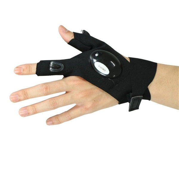 LED Flashlight Torch Cover Survival Camping Hiking Rescue Tool Waterproof Glove Left Hand - CBXMall.com | Best Prices ➤ Fast DELIVERY | ✈ Free Standard Shipping over 100+ Countries Worldwide