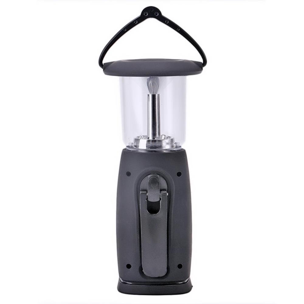 Solar Lantern Lamp 6 LED Manual Dynamo Camping
