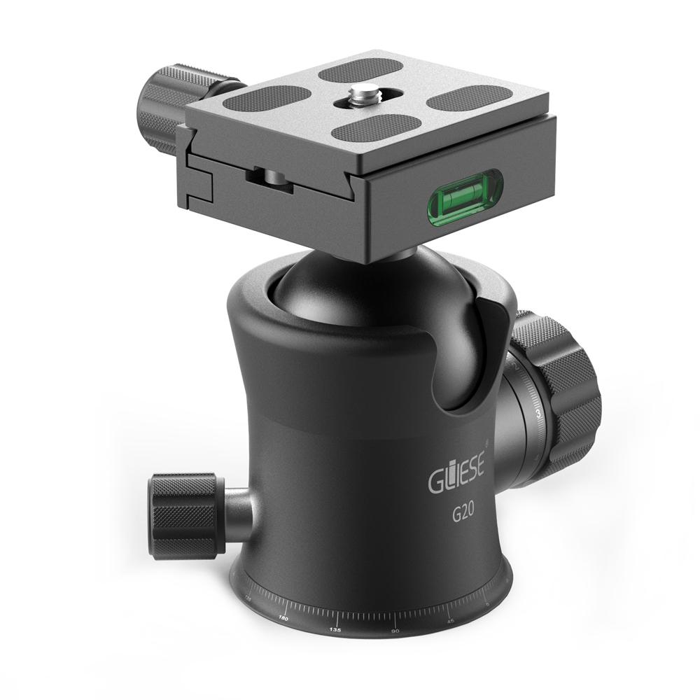 Gliese Camera Tripod Ball Heads mount with 1/4 Arca Swiss Quick Fast Plate