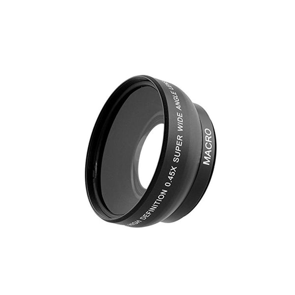 0.45x 52mm Super Fisheye Wide Angle Fixed Focus Lens For Canon Nikon Pentax Sony Minolta With 18-55m