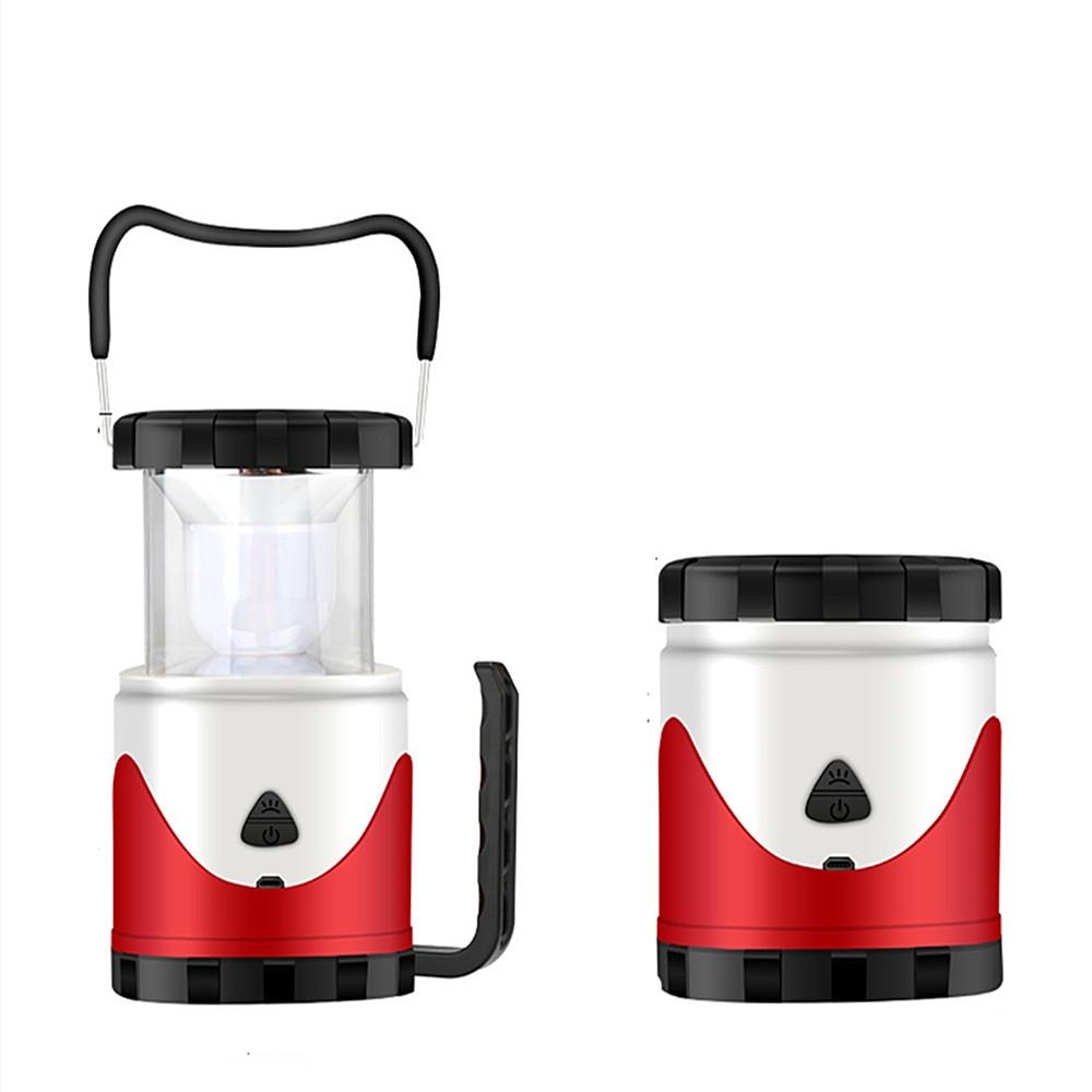 USB Rechargeable Camping Collapsible Portable for Emergency Lantern