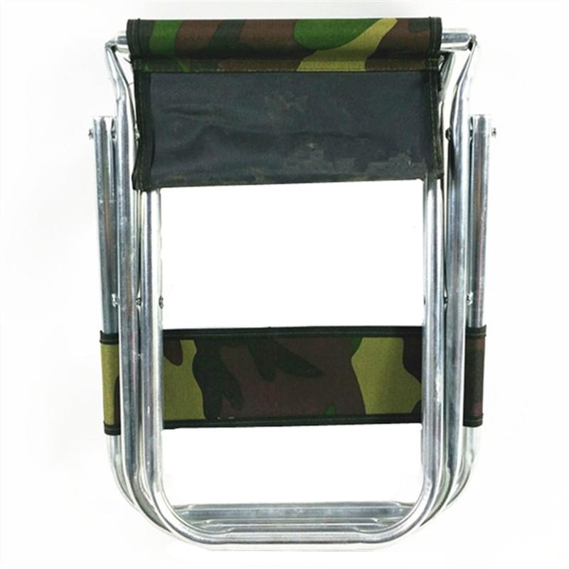 Outdoor Fishing Chair Camouflage Folding Camping Hiking Beach Picnic