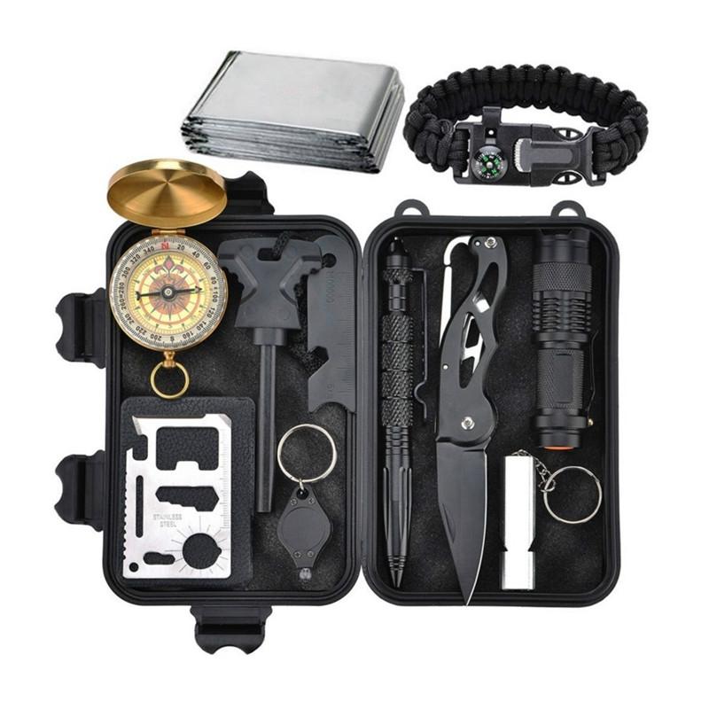 12 in 1 Multifunctional Survival Tool Kit