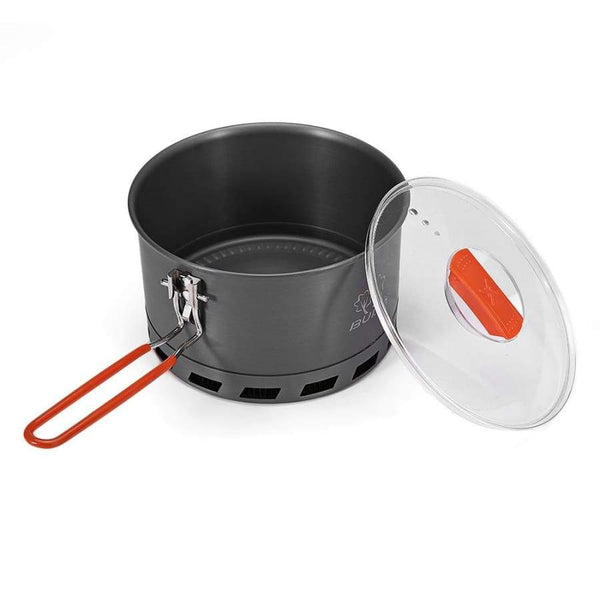 2 - 3 Person 2.1L Camping Heat Exchanger Pot - Camping Cookware